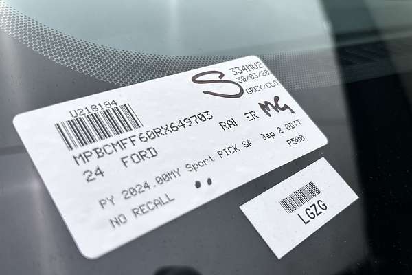 2024 Ford Ranger Sport 4X4 2.0L