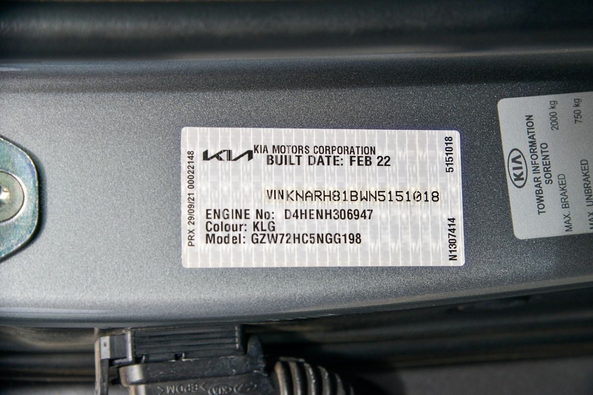 2022 Kia Sorento GT-Line MQ4