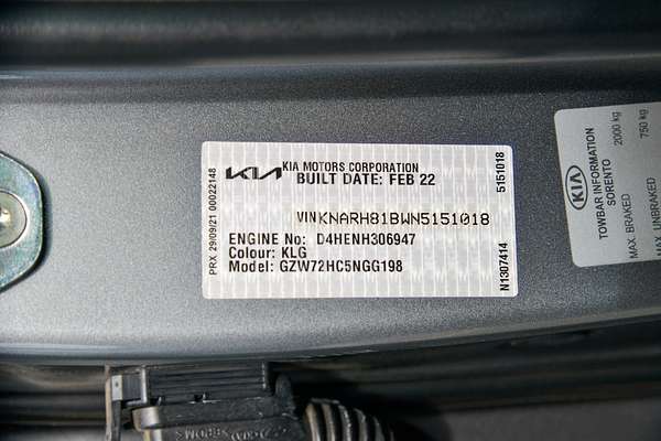 2022 Kia Sorento GT-Line MQ4
