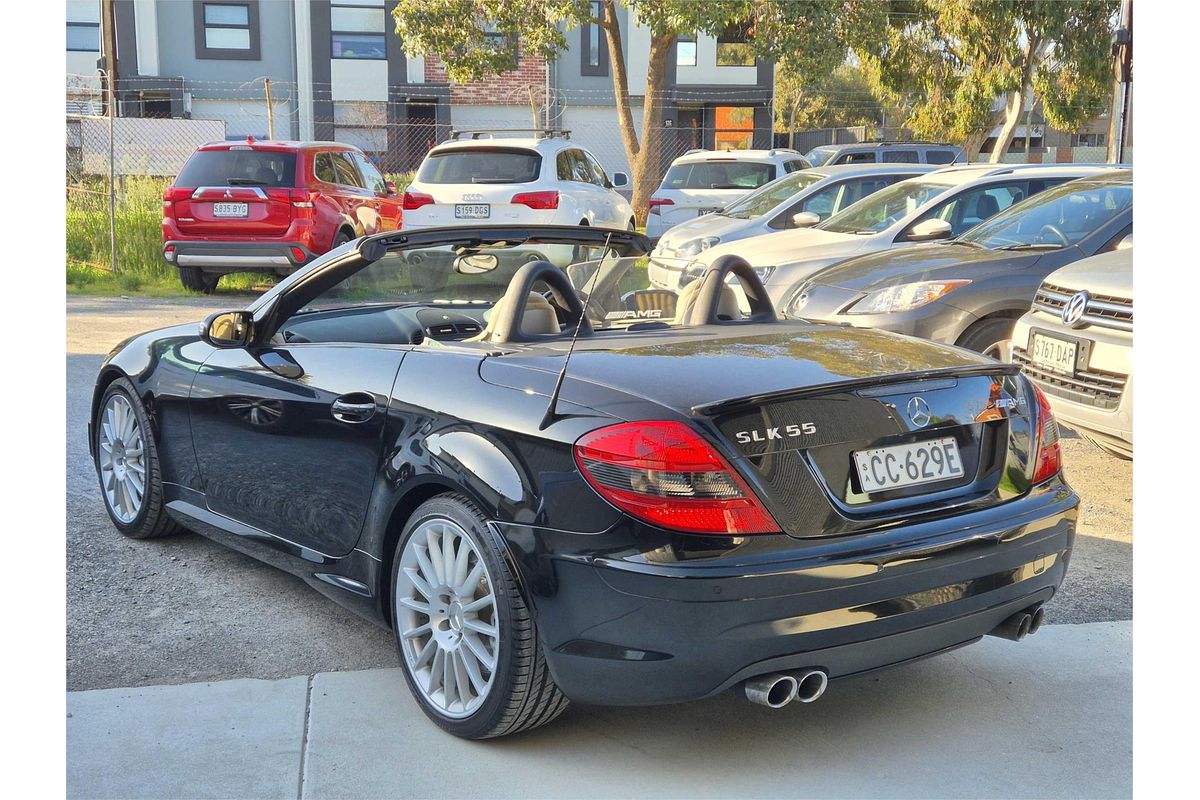 2006 Mercedes-Benz SLK-Class SLK55 AMG in BLACK | Used Roadster | Stock ...