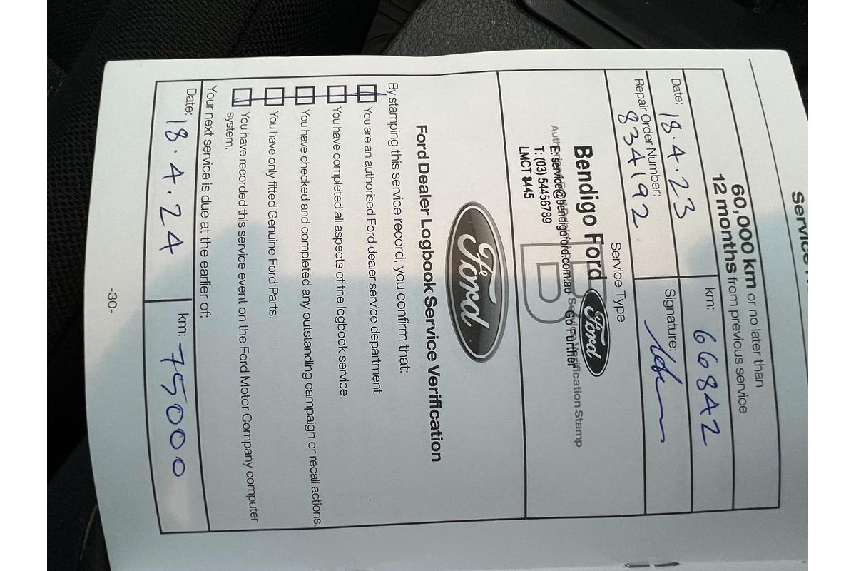 2021 Ford Ranger XL Hi-Rider PX MkIII Rear Wheel Drive 2.2L