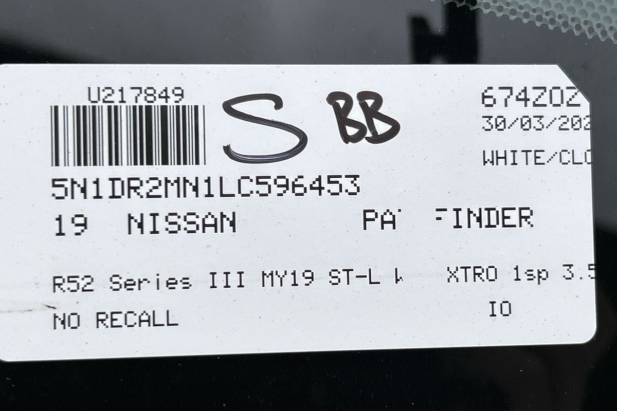 2019 Nissan Pathfinder ST-L R52 Series III
