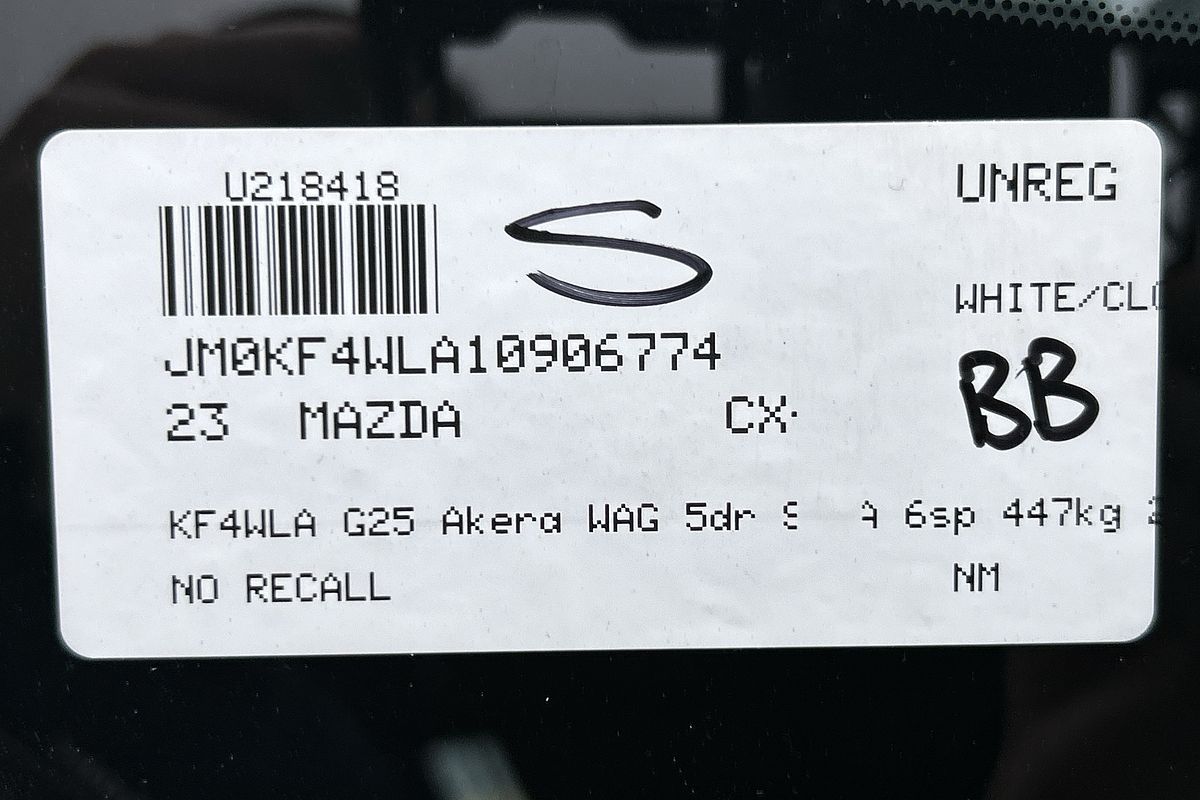 2023 Mazda CX-5 G25 Akera KF Series