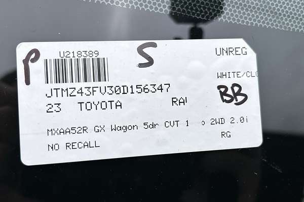 2023 Toyota RAV4 GX MXAA52R