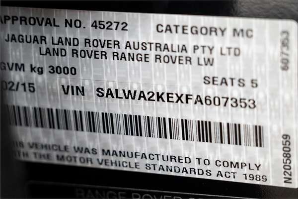 2015 Land Rover Range Rover Sport TDV6 S L494