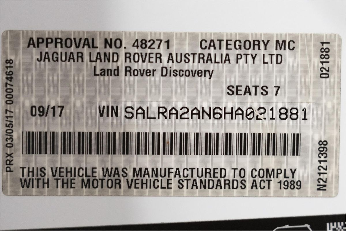 2017 Land Rover Discovery SD4 SE Series 5