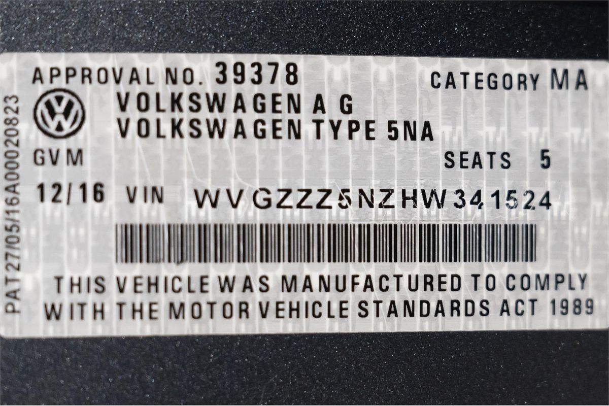 2016 Volkswagen Tiguan 140TDI Highline 5N