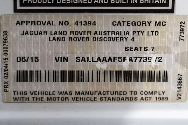 2015 Land Rover Discovery SDV6 HSE Series 4