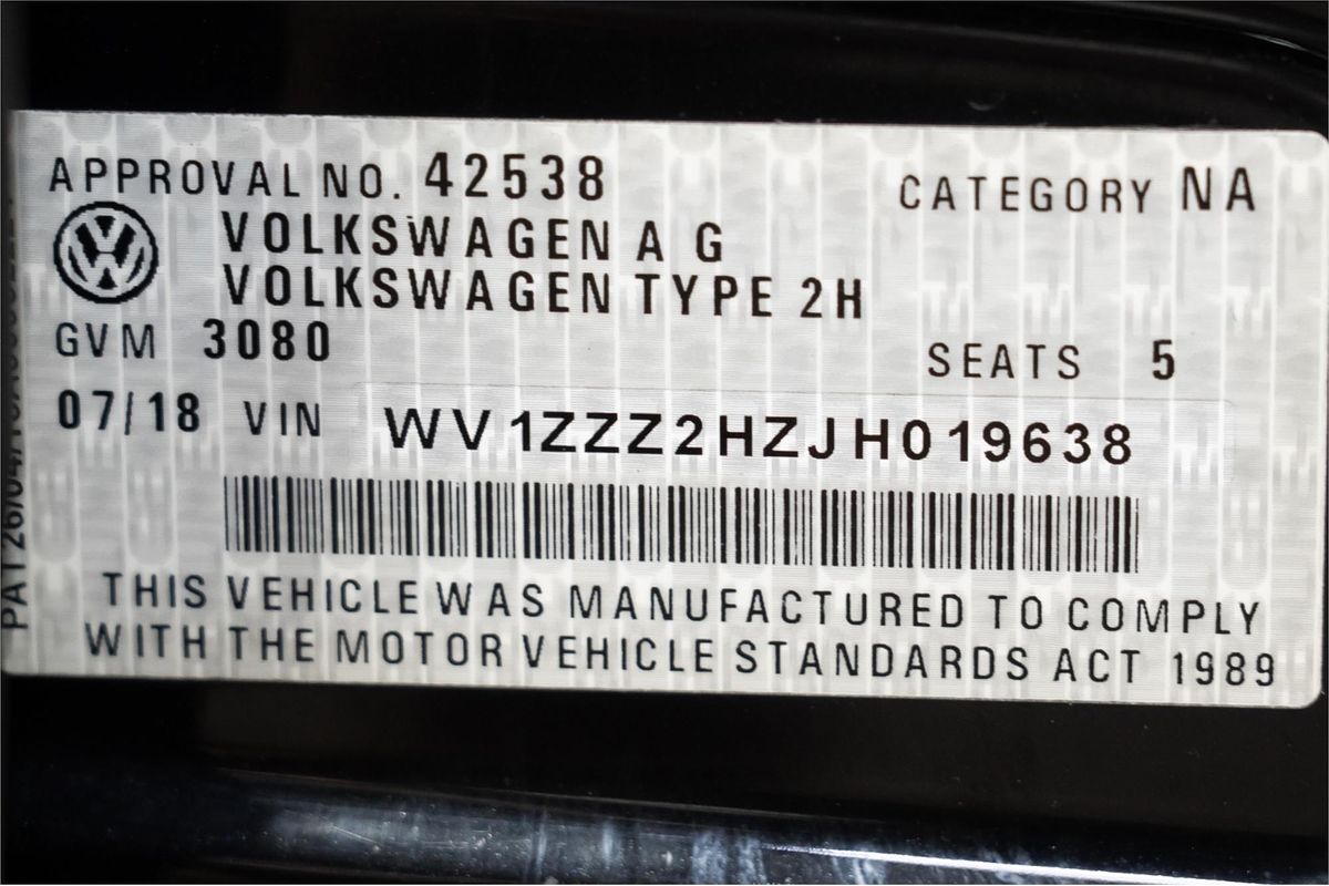 2018 Volkswagen Amarok TDI550 Dark Label 2H 4X4