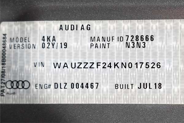 2018 Audi A7 55 TFSI 4K