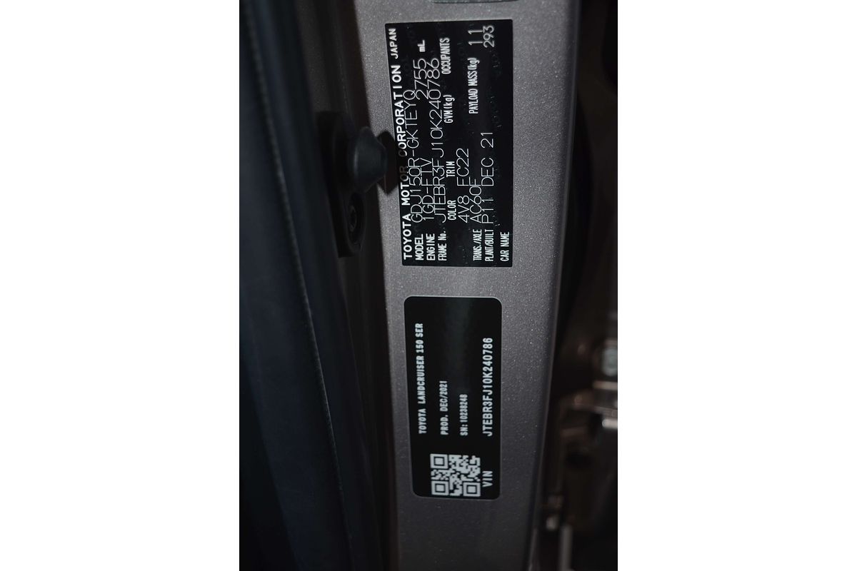 2021 Toyota Landcruiser Prado GXL GDJ150R