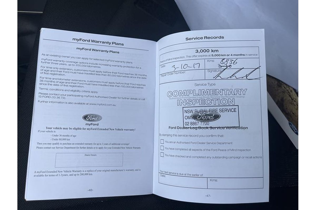 2017 Ford Ranger XL PX MkII 4X4 3.2L