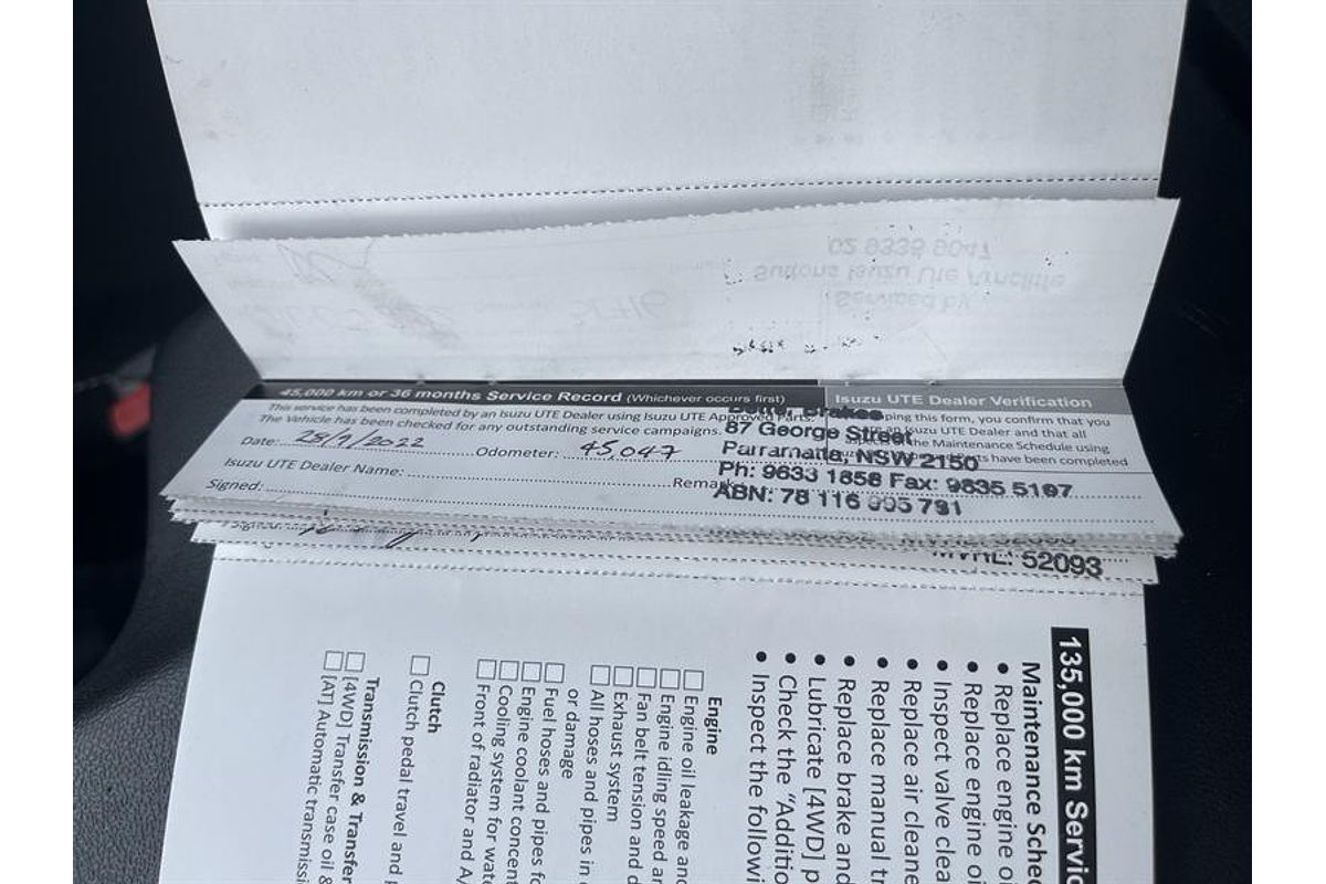 2020 Isuzu D-MAX SX High Ride Rear Wheel Drive