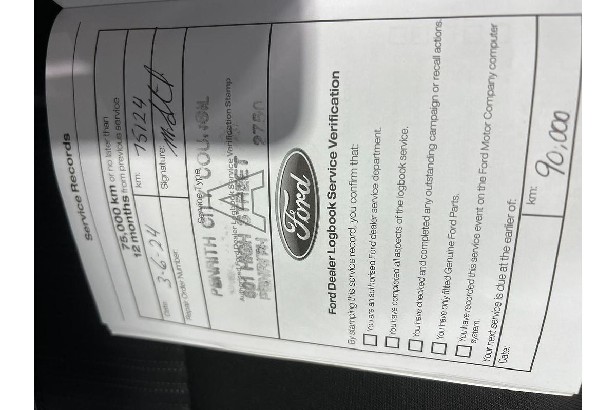 2022 Ford Ranger XLT PX MkIII 4X4 2.0L