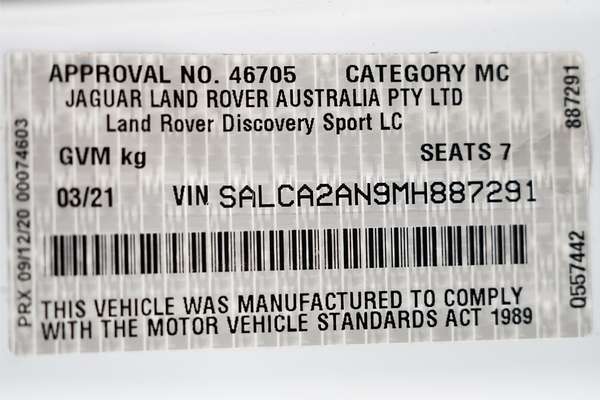 2021 Land Rover Discovery Sport D165 R-Dynamic S L550