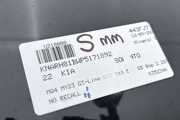 2022 Kia Sorento GT-Line MQ4