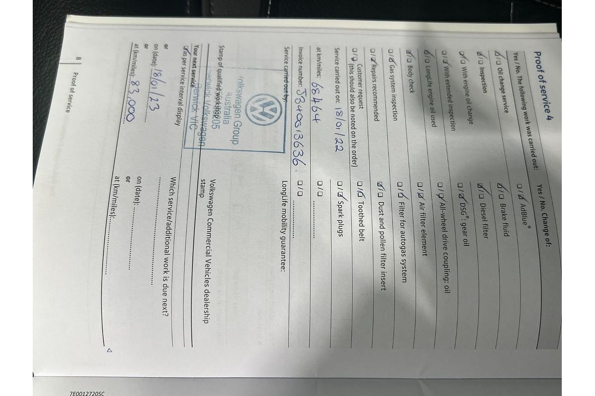 2019 Volkswagen Amarok TDI550 Highline 2H 4X4