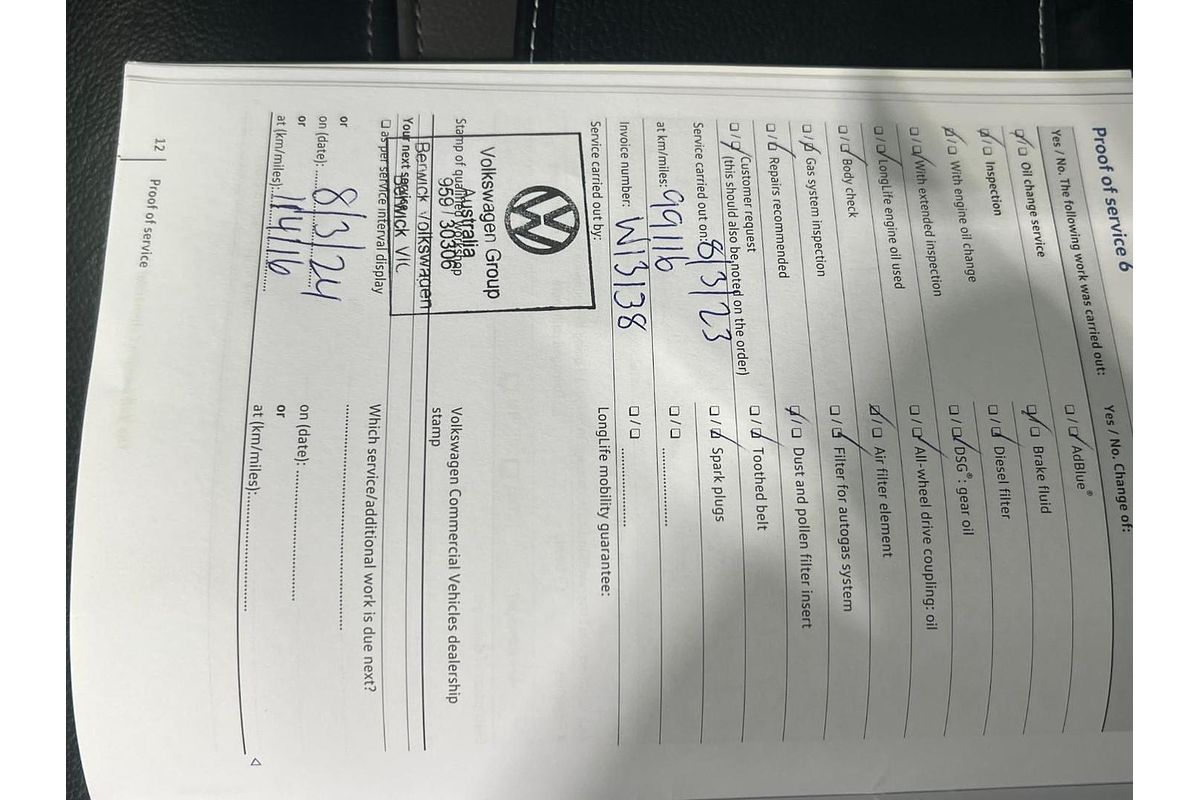 2019 Volkswagen Amarok TDI550 Highline 2H 4X4