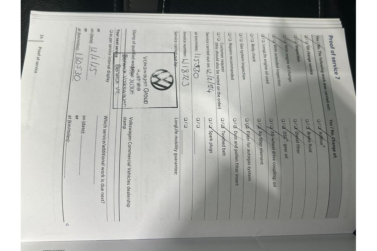 2019 Volkswagen Amarok TDI550 Highline 2H 4X4