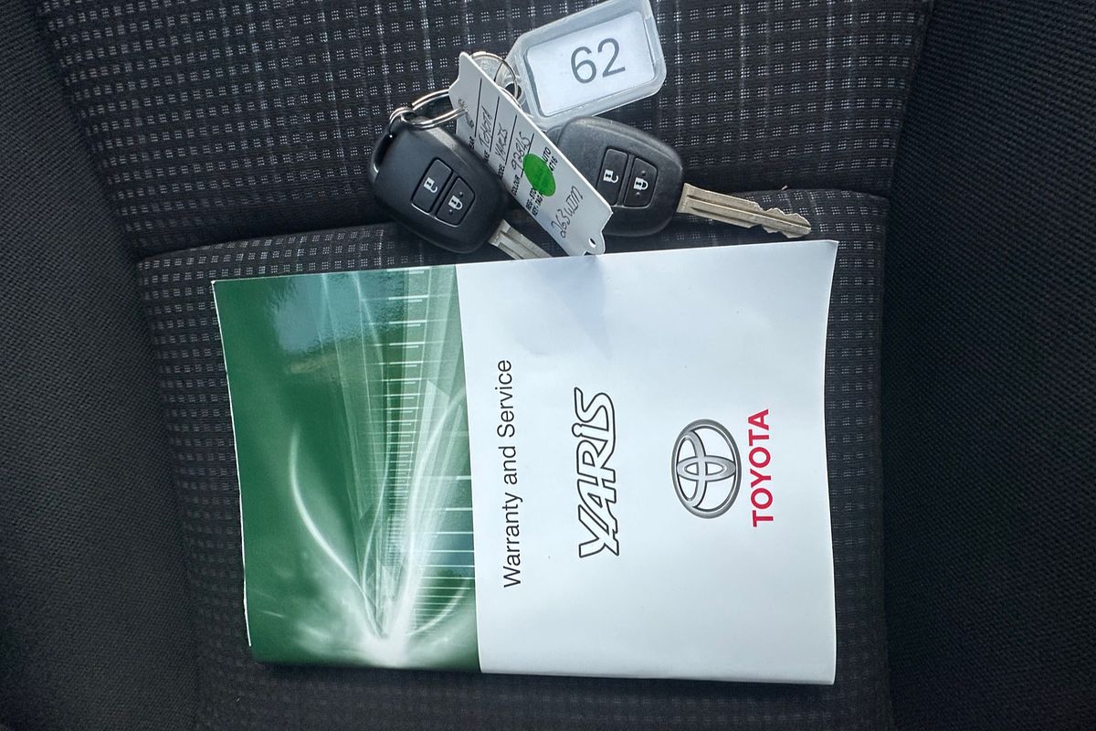2016 Toyota Yaris Yaris Ascent 1.3L Petrol Automatic 5 Door Hatch