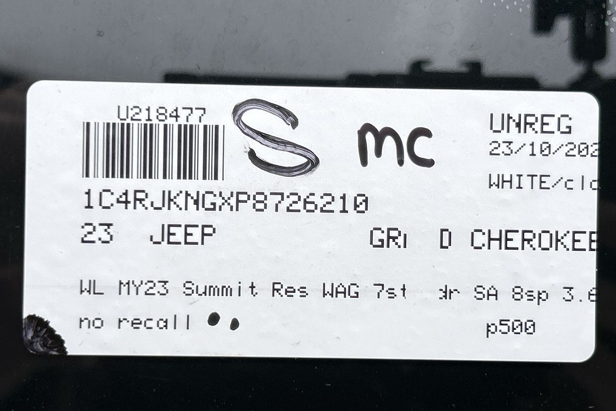 2023 Jeep Grand Cherokee Summit Reserve WL