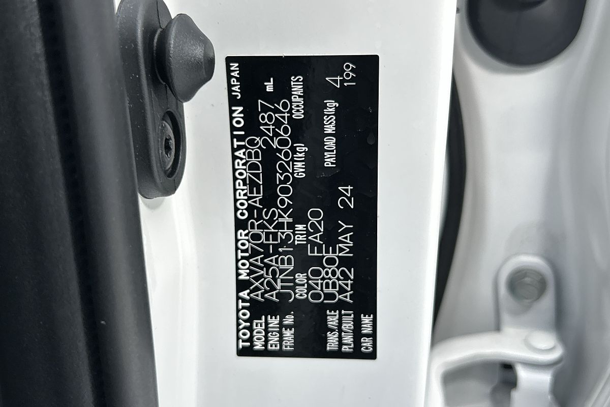 2024 Toyota Camry Ascent AXVA70R