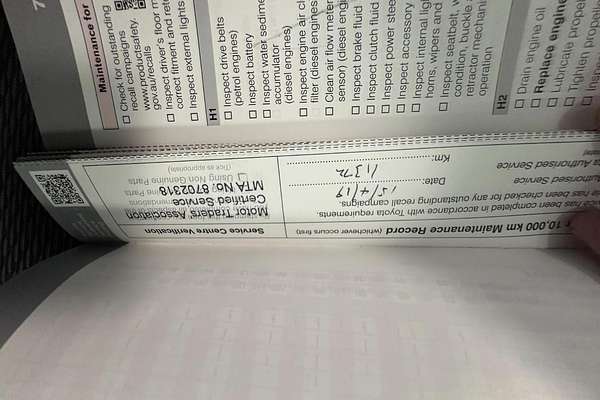 2018 Toyota Hilux Workmate TGN121R Rear Wheel Drive