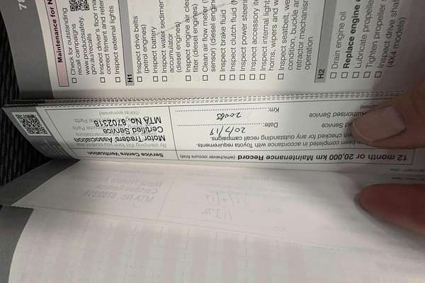 2018 Toyota Hilux Workmate TGN121R Rear Wheel Drive