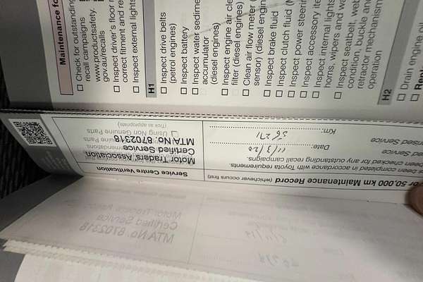 2018 Toyota Hilux Workmate TGN121R Rear Wheel Drive