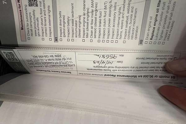 2018 Toyota Hilux Workmate TGN121R Rear Wheel Drive