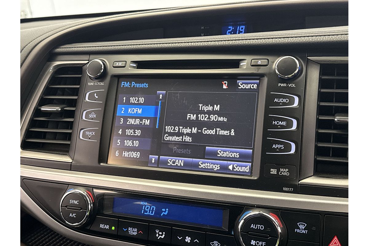 2017 Toyota Kluger Grande GSU55R