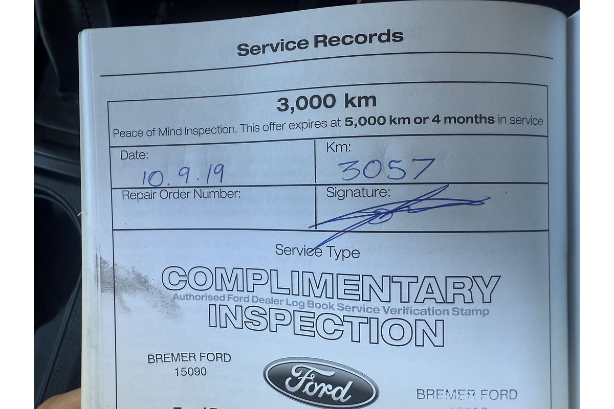 2019 Ford Ranger XL Hi-Rider PX MkIII Rear Wheel Drive 2.2L