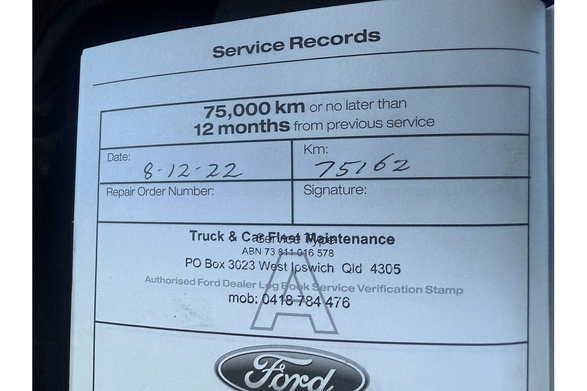 2019 Ford Ranger XL Hi-Rider PX MkIII Rear Wheel Drive 2.2L