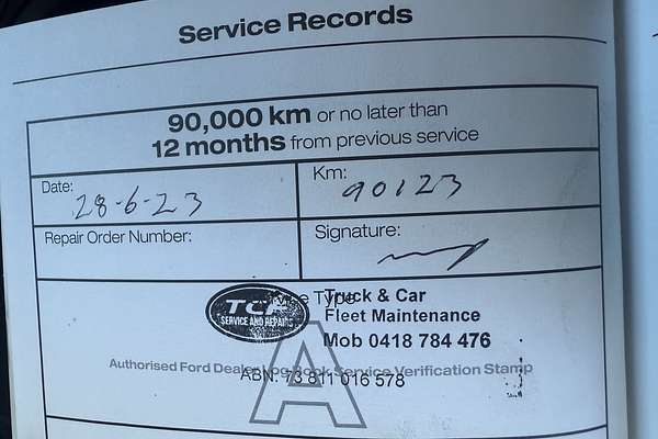 2019 Ford Ranger XL Hi-Rider PX MkIII Rear Wheel Drive 2.2L