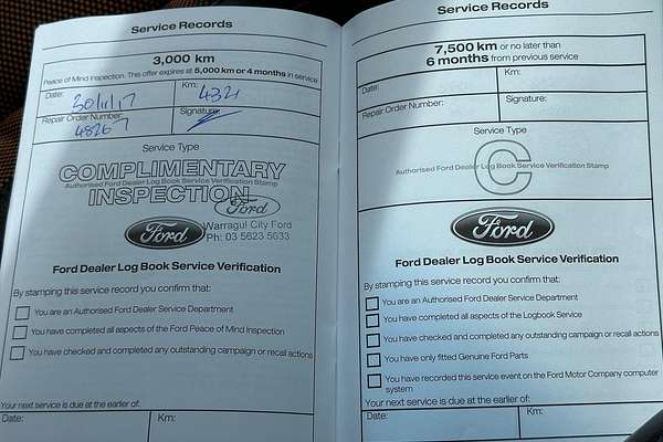 2017 Ford Ranger Wildtrak PX MkII 4X4 3.2L