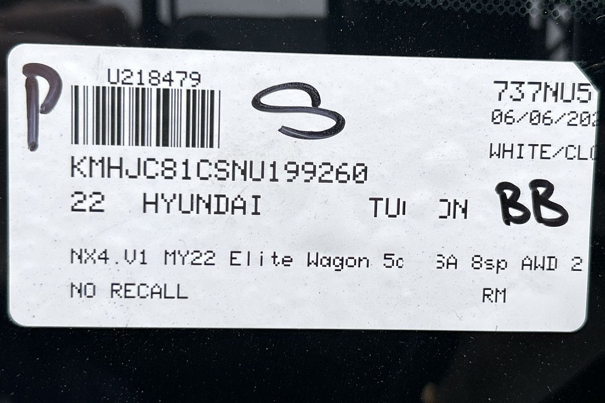 2022 Hyundai Tucson Elite NX4.V1