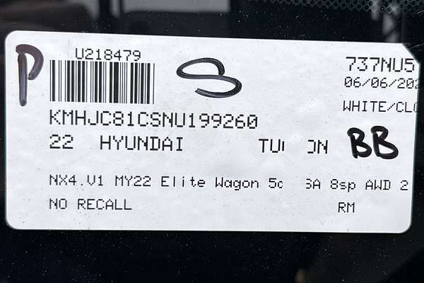 2022 Hyundai Tucson Elite NX4.V1