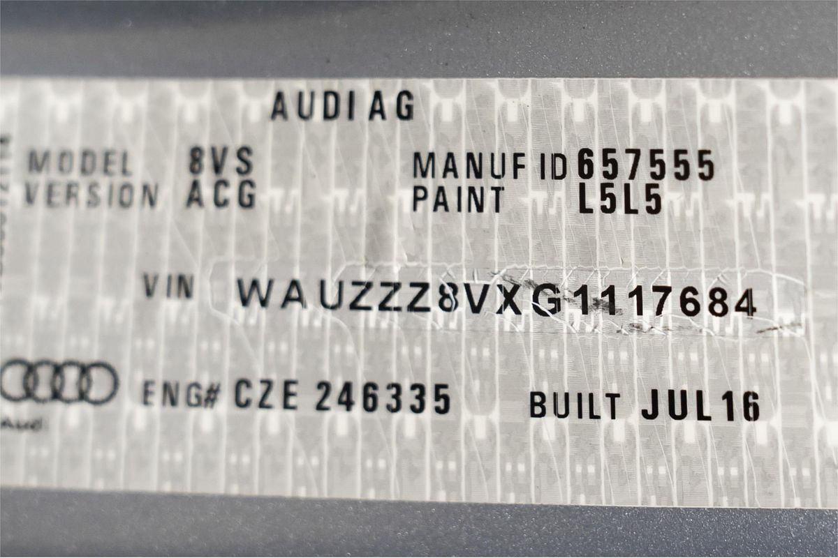 2016 Audi A3 8V