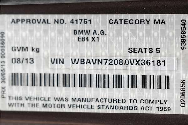 2013 BMW X1 sDrive18d E84 LCI