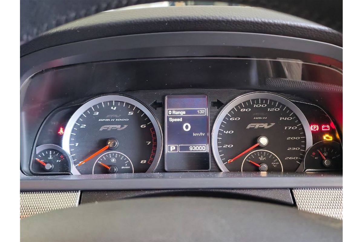 FPV FG F6 4.0L T6 TURBO MPFI 6 SP AUTO SEQ SPORTSHIFT 4D SEDAN 