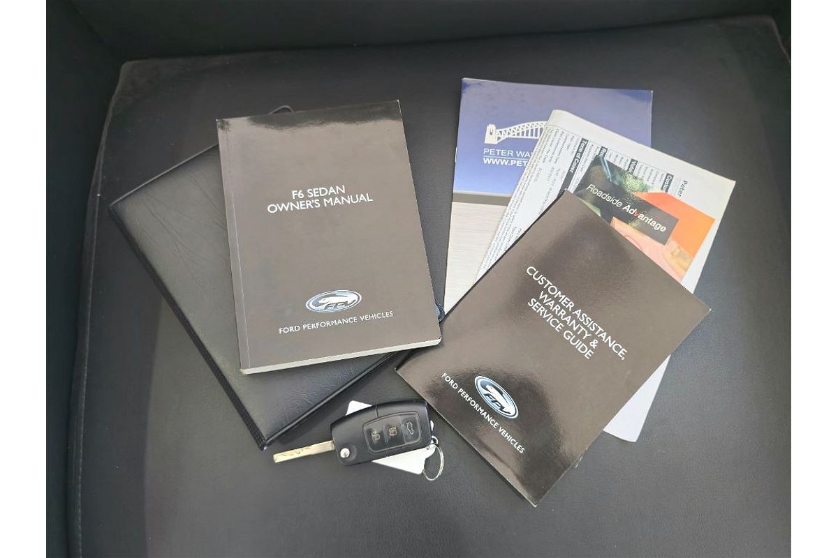 FPV FG F6 4.0L T6 TURBO MPFI 6 SP AUTO SEQ SPORTSHIFT 4D SEDAN 