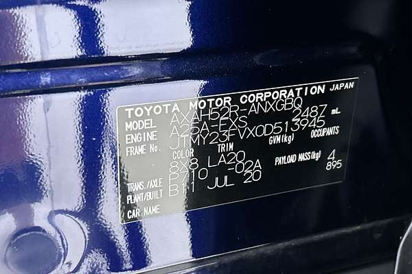 2020 Toyota RAV4 Cruiser AXAH52R