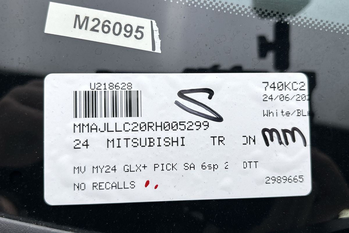 2024 Mitsubishi Triton GLX+ MV 4X4