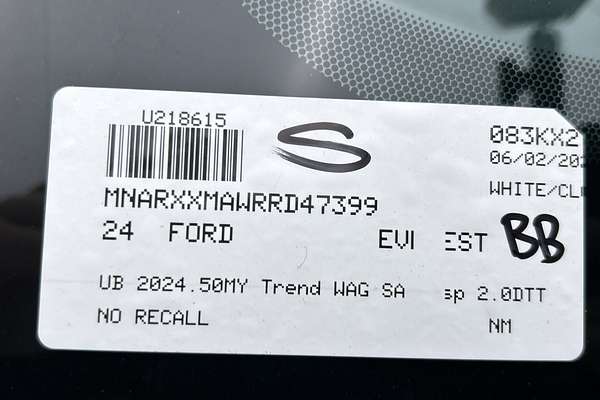 2024 Ford Everest Trend 2.0L