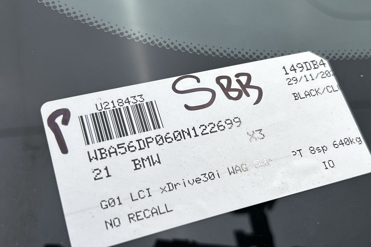 2021 BMW X3 xDrive30i G01 LCI