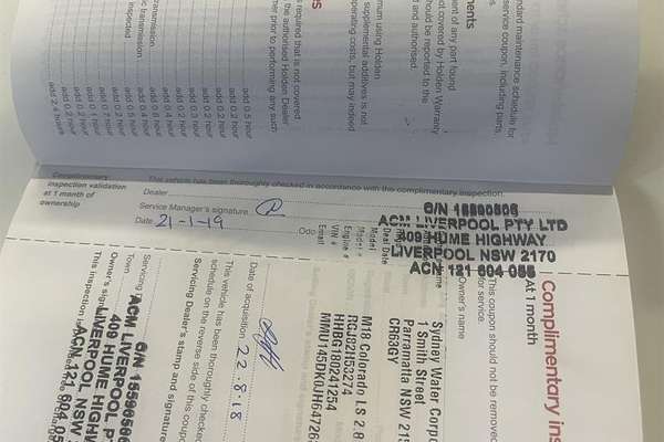 2017 Holden Colorado LS RG 4X4