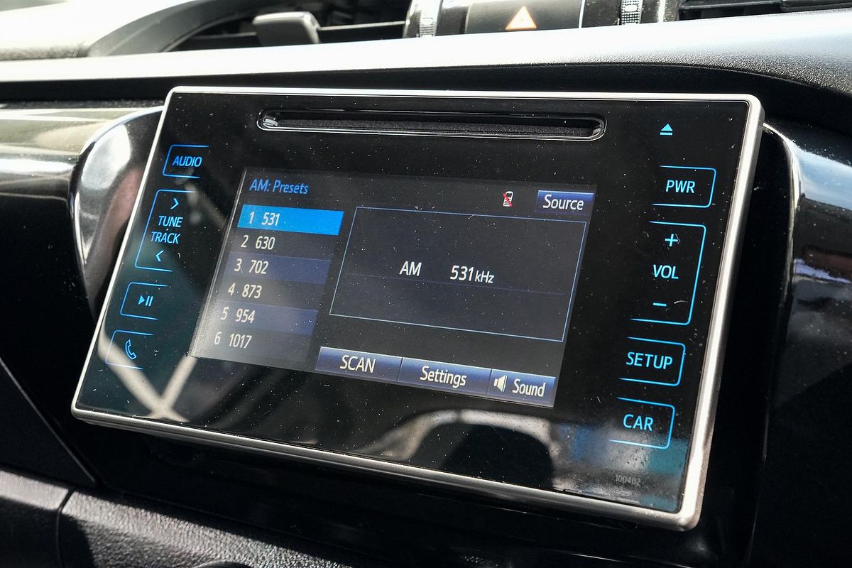 2018 Toyota Hilux Workmate TGN121R Rear Wheel Drive