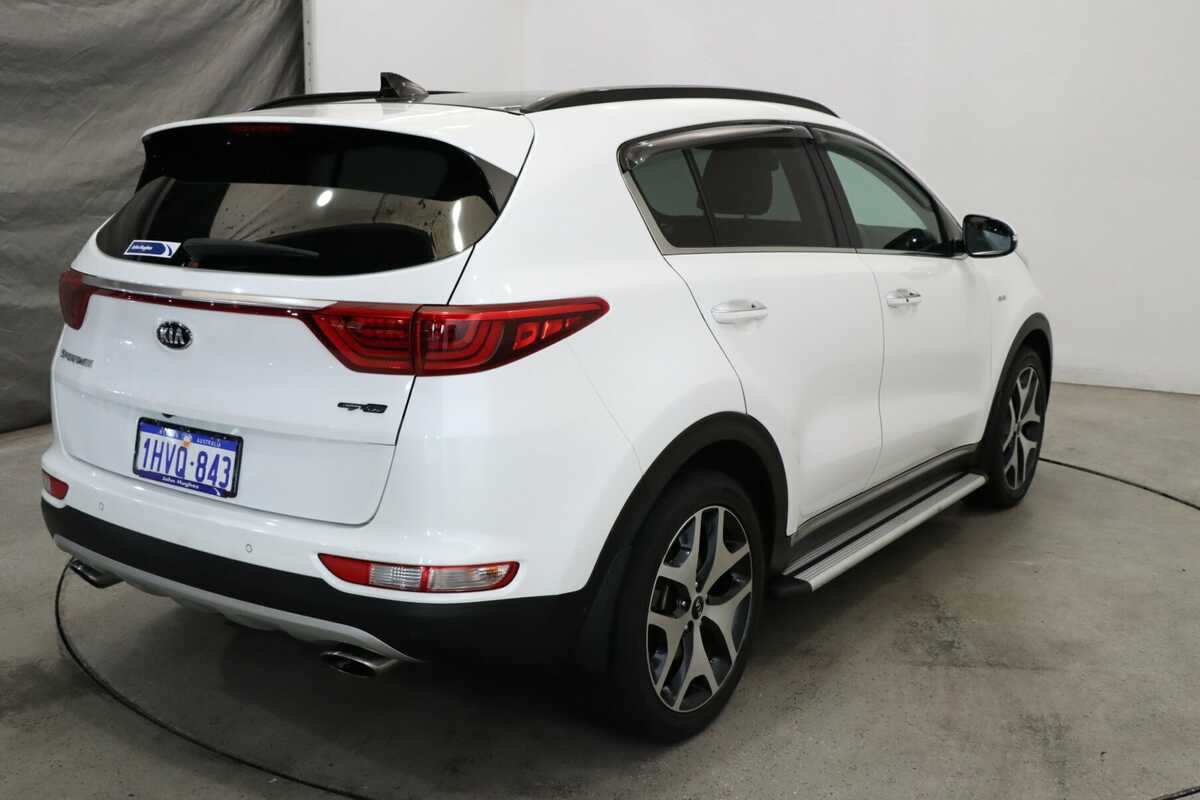 SOLD 2017 Kia Sportage GTLine AWD in White Used SUV Victoria Park WA