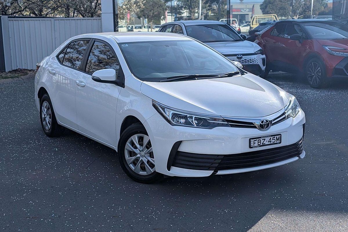 2019 Toyota Corolla Corolla Sedan Ascent 1.8L Petrol Auto CVT