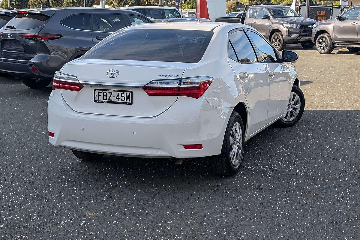 2019 Toyota Corolla Corolla Sedan Ascent 1.8L Petrol Auto CVT